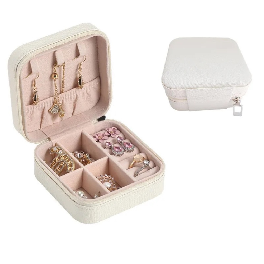 2 Pack New Travel Jewelry organizer Pearl Color